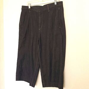 Rag and bone lightweight denim "Harrow" gaucho size 30 dark wash NWT